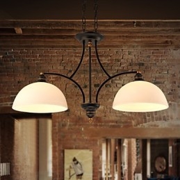 Lampy sufitowe retro minimalistyczne Lampy sufitowe ze szkła w stylu europejskim Lampy