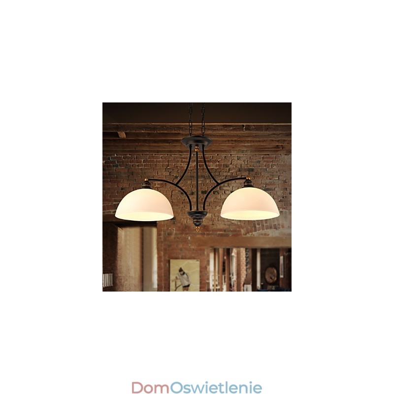 Lampy sufitowe retro minimalistyczne Lampy sufitowe ze szkła w stylu europejskim Lampy