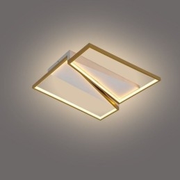 Minimalistyczna lampa sufitowa w kształcie trapezu z mozaiką