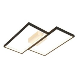 Lampa sufitowa wpuszczana w mozaikę geometryczną w kształcie kwadratu
