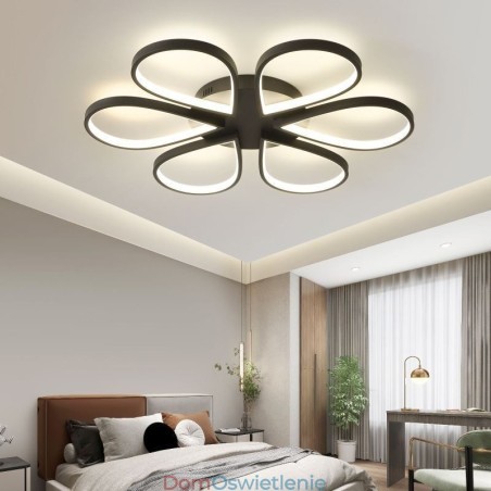Minimalistyczna lampa sufitowa Clover do montażu na płasko Minimalistyczna lampa sufitowa Clover do montażu na płasko