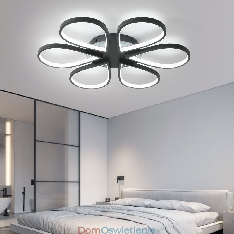 Minimalistyczna lampa sufitowa Clover do montażu na płasko