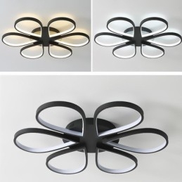 Minimalistyczna lampa sufitowa Clover do montażu na płasko