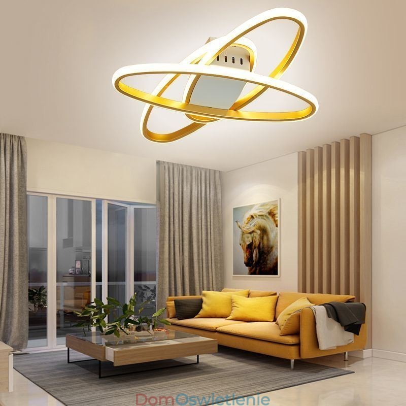Minimalistyczna lampa sufitowa Planet do montażu na płasko