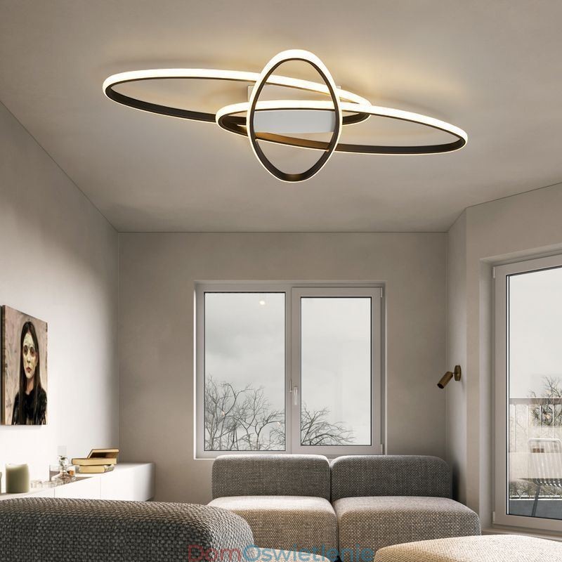 Minimalistyczna lampa sufitowa Planet do montażu na płasko