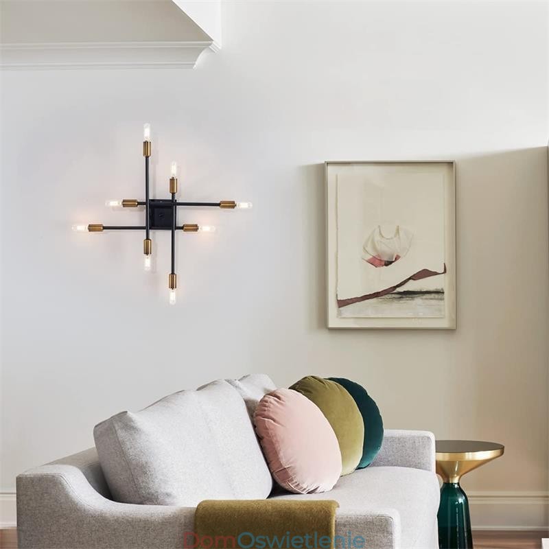 Wiejski retro sufitowy montaż w stylu amerykańskim industrialnym dekoracyjny