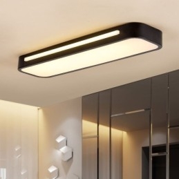 Nowoczesna lampa sufitowa akrylowa do montażu na płasko