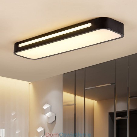 Nowoczesna lampa sufitowa akrylowa do montażu na płasko