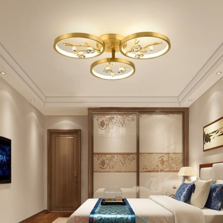 Oświetlenie sufitowe Copper Art Branch Plum Blossom wpuszczane w ścianę