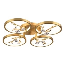 Oświetlenie sufitowe Copper Art Branch Plum Blossom wpuszczane w ścianę