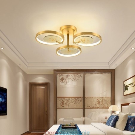 Lampa sufitowa z nadrukiem artystycznym z akrylu miedzianego montowana na płasko Lampa sufitowa z nadrukiem artystycznym z akrylu miedzianego montowana na płasko