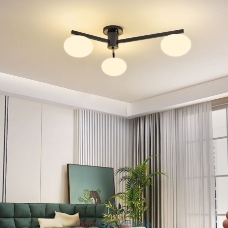 Nordic Glass Flush Mount Kreatywna lampa sufitowa z kutego żelaza Nordic Glass Flush Mount Kreatywna lampa sufitowa z kutego żelaza