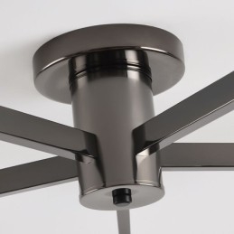 Nordic Glass Flush Mount Kreatywna lampa sufitowa z kutego żelaza