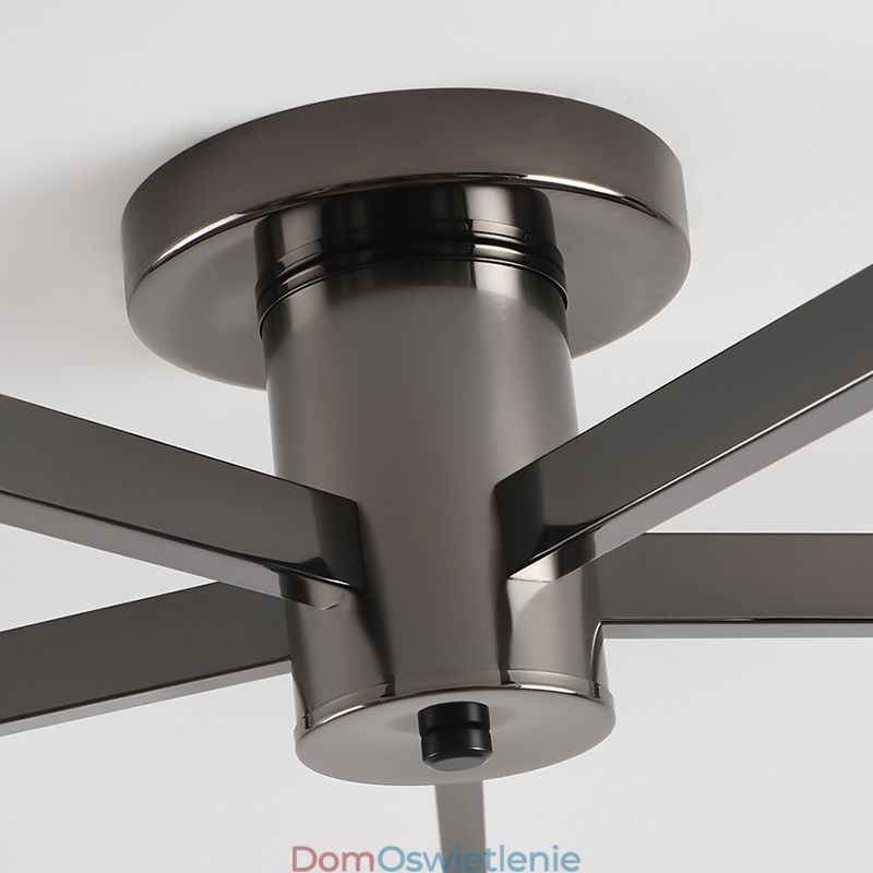 Nordic Glass Flush Mount Kreatywna lampa sufitowa z kutego żelaza