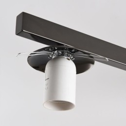 Nordic Glass Flush Mount Kreatywna lampa sufitowa z kutego żelaza
