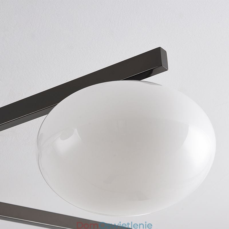 Nordic Glass Flush Mount Kreatywna lampa sufitowa z kutego żelaza