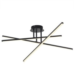 Nowoczesna prosta aluminiowa lampa sufitowa wpuszczana w sufit