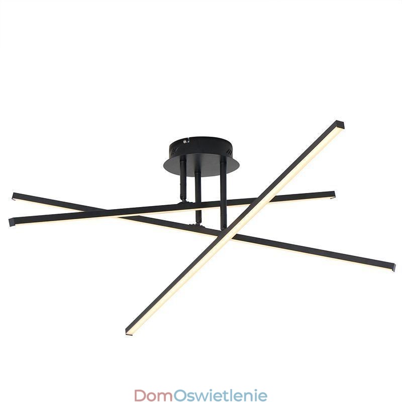 Nowoczesna prosta aluminiowa lampa sufitowa wpuszczana w sufit