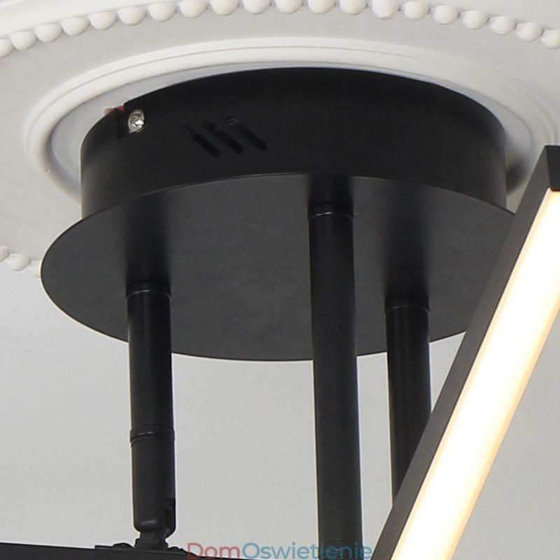 Nowoczesna prosta aluminiowa lampa sufitowa wpuszczana w sufit
