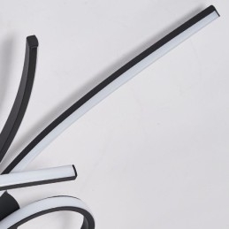 Minimalistyczna lampa sufitowa z aluminium w kształcie motyla