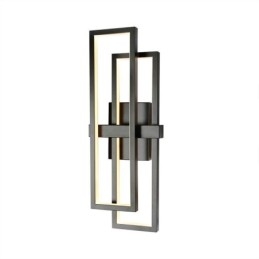 Minimalistyczna lampa sufitowa z aluminium wpuszczana w sufit, geometryczna kwadratowa