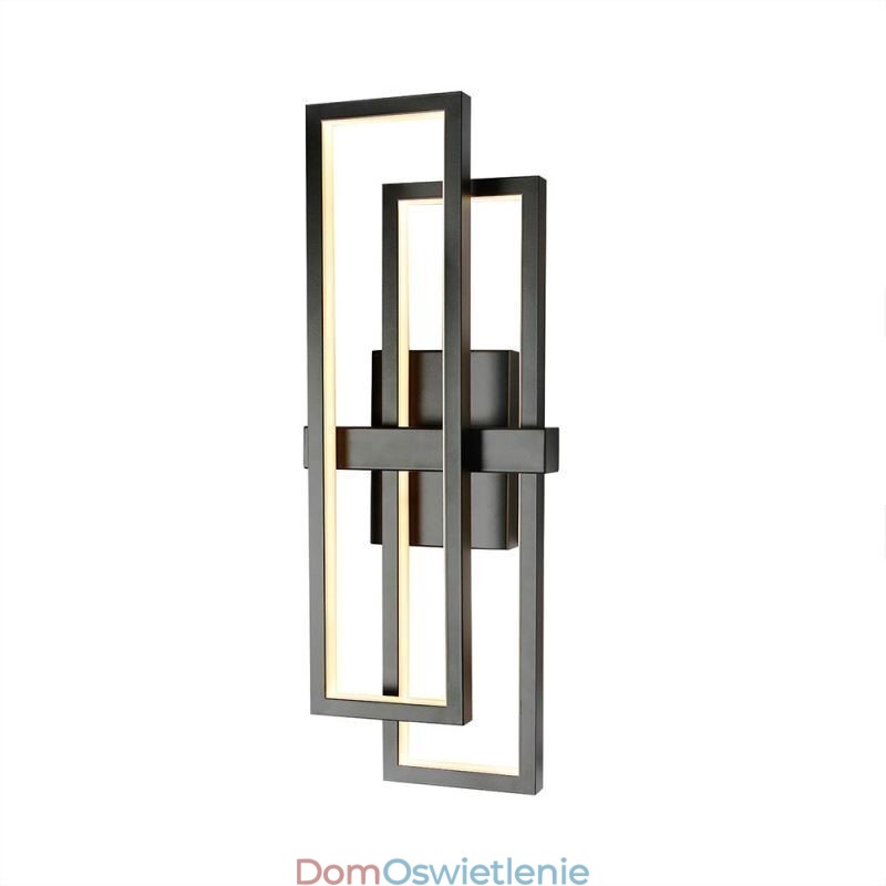 Minimalistyczna lampa sufitowa z aluminium wpuszczana w sufit, geometryczna kwadratowa