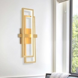 Minimalistyczna lampa sufitowa z aluminium wpuszczana w sufit, geometryczna kwadratowa