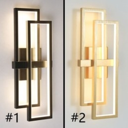 Minimalistyczna lampa sufitowa z aluminium wpuszczana w sufit, geometryczna kwadratowa