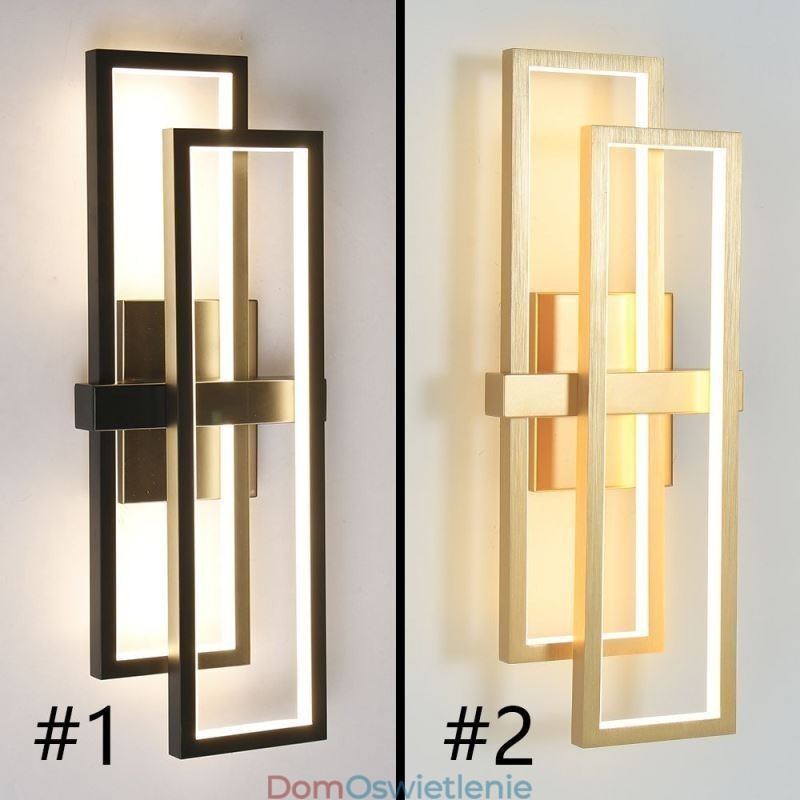 Minimalistyczna lampa sufitowa z aluminium wpuszczana w sufit, geometryczna kwadratowa