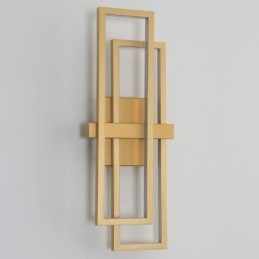 Minimalistyczna lampa sufitowa z aluminium wpuszczana w sufit, geometryczna kwadratowa
