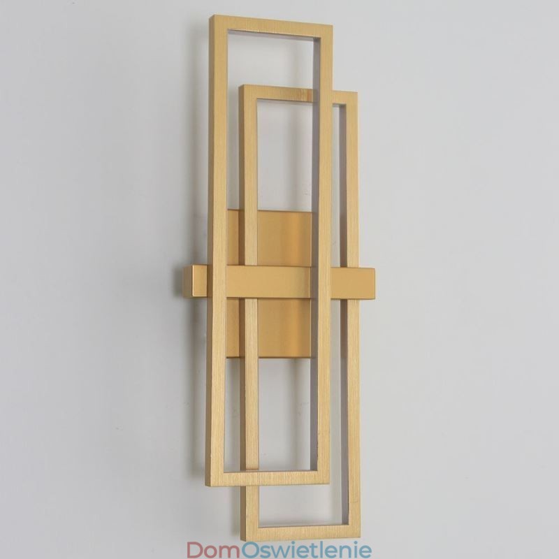 Minimalistyczna lampa sufitowa z aluminium wpuszczana w sufit, geometryczna kwadratowa