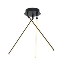 Kreatywna lampa sufitowa z aluminium w kształcie wiatraka
