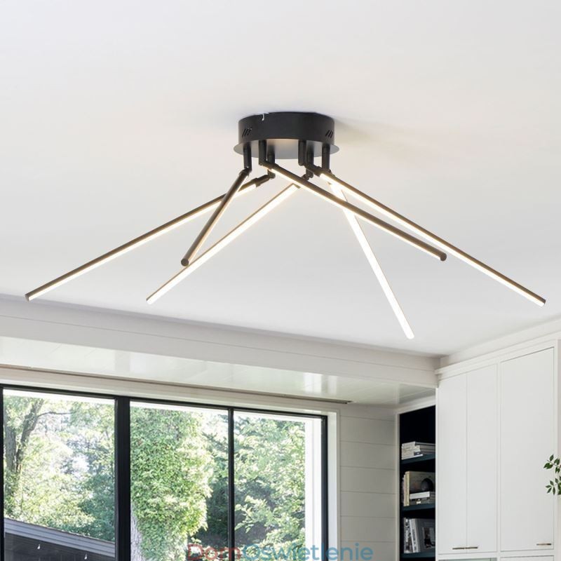 Kreatywna lampa sufitowa z aluminium w kształcie wiatraka