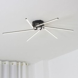 Kreatywna lampa sufitowa z aluminium w kształcie wiatraka