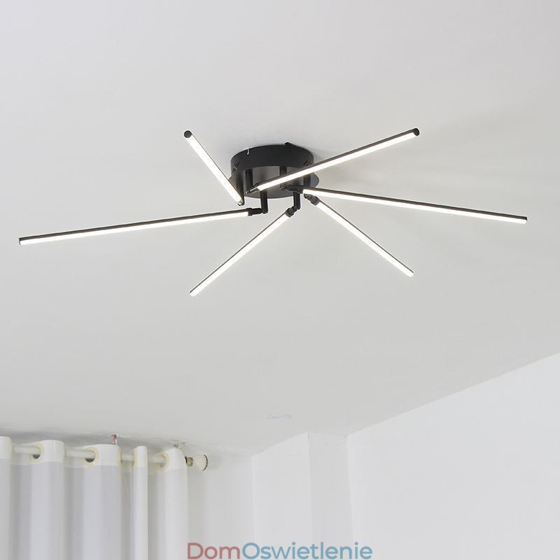 Kreatywna lampa sufitowa z aluminium w kształcie wiatraka