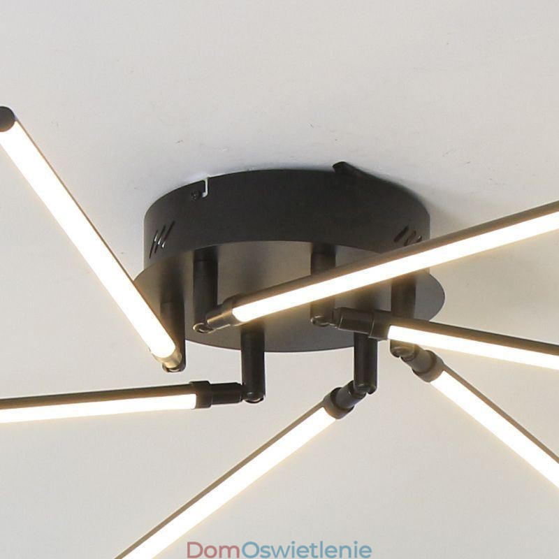 Kreatywna lampa sufitowa z aluminium w kształcie wiatraka