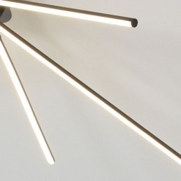 Kreatywna lampa sufitowa z aluminium w kształcie wiatraka