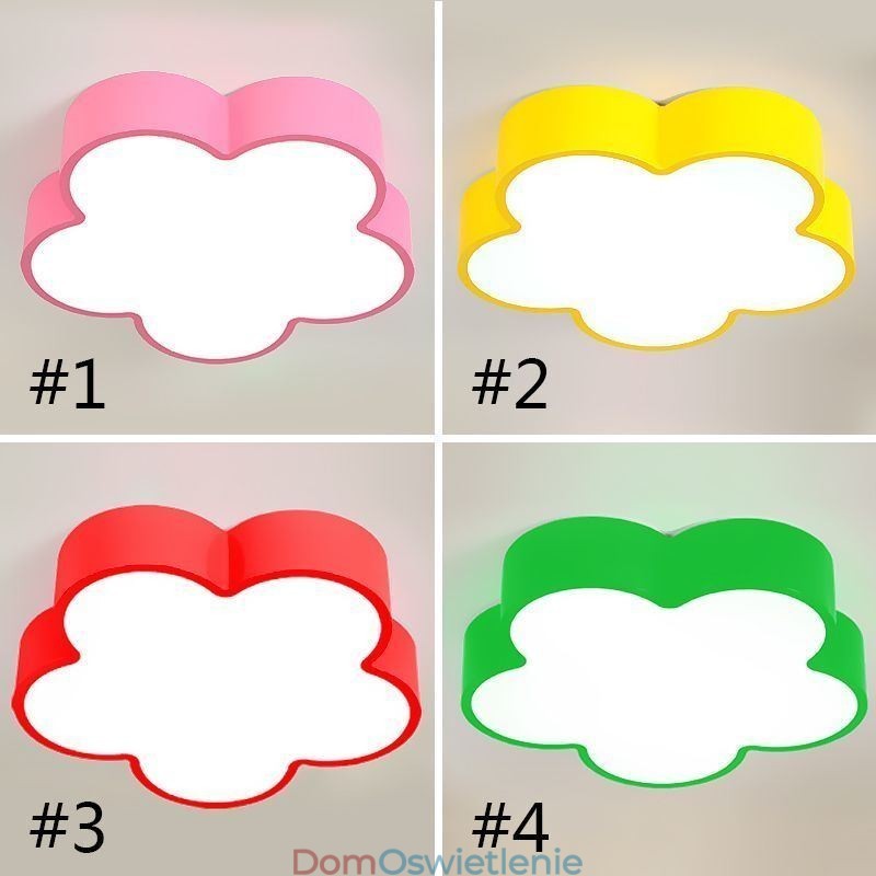Lampa sufitowa Cartoon Modern Flower Flush Mount