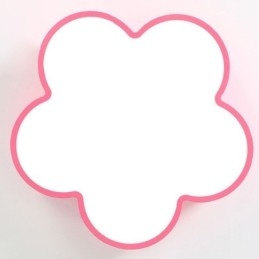 Lampa sufitowa Cartoon Modern Flower Flush Mount