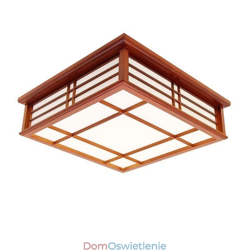 Retro Lampa Sufitowa Dekoracyjna Drewniana Lampa Sufitowa