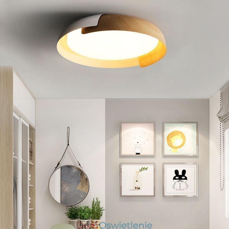 Nowoczesna lampa sufitowa Akrylowa okrągła lampa sufitowa