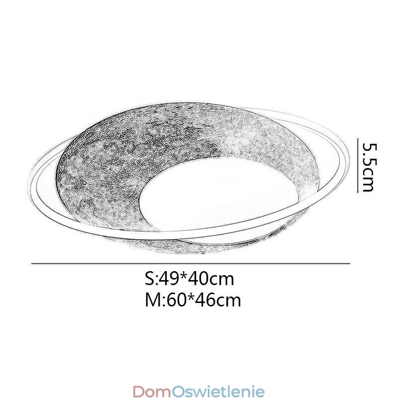 Lampa sufitowa do montażu na suficie, lampa sufitowa Moon