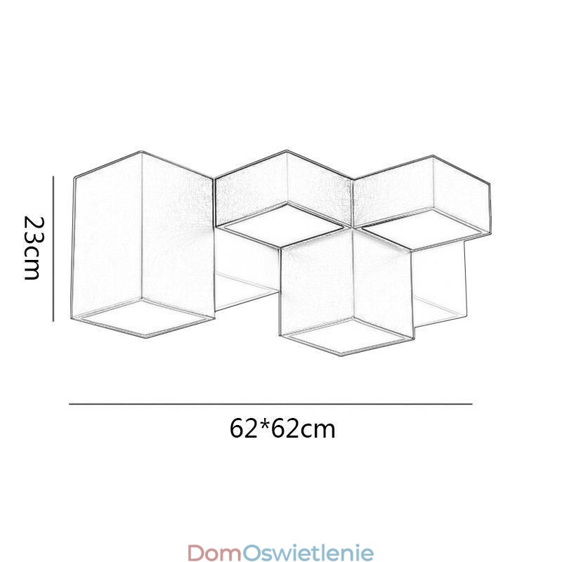 Nowoczesne oświetlenie sufitowe Rubik's Cube Oświetlenie sufitowe