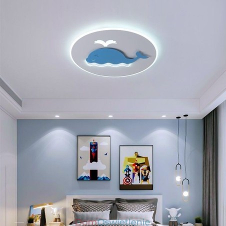 Nowoczesna kreatywna lampa sufitowa wieloryb lampa sufitowa Nowoczesna kreatywna lampa sufitowa wieloryb lampa sufitowa