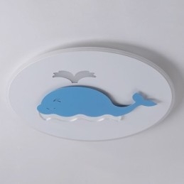 Nowoczesna kreatywna lampa sufitowa wieloryb lampa sufitowa