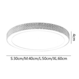 Nowoczesna lampa sufitowa Shinny Diamond Flush Mount