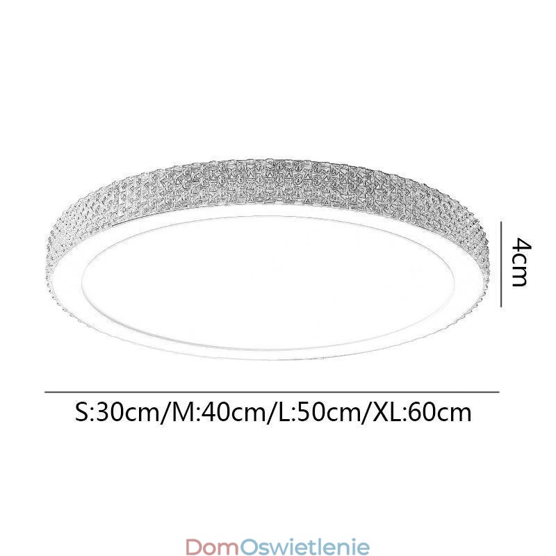 Nowoczesna lampa sufitowa Shinny Diamond Flush Mount