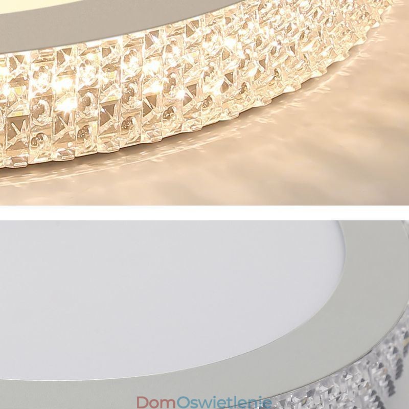 Nowoczesna lampa sufitowa Shinny Diamond Flush Mount