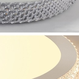 Nowoczesna lampa sufitowa Shinny Diamond Flush Mount