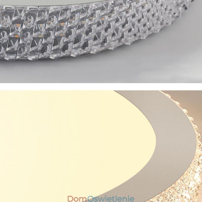 Nowoczesna lampa sufitowa Shinny Diamond Flush Mount